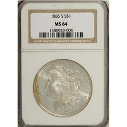 1885-S $1 MS64 NGC