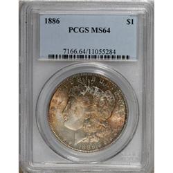 1886 $1 MS64 PCGS