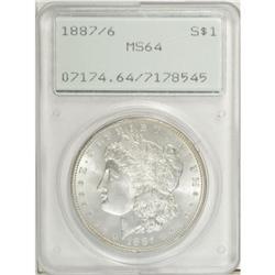 1887/6 $1 MS64 PCGS