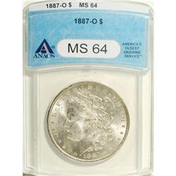 1887-O $1 MS64 ANACS