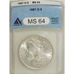 1887-O $1 MS64 ANACS