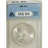 Image 1 : 1887-O $1 MS64 ANACS