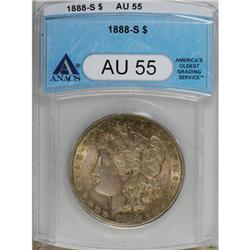 1888-S $1 AU55 ANACS