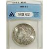 Image 1 : 1888-S $1 MS62 ANACS