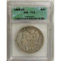 1889-CC $1 F12 ICG