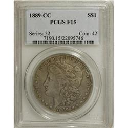 1889-CC $1 F15 PCGS