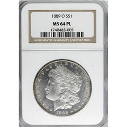 1889-O $1 Prooflike MS64 NGC