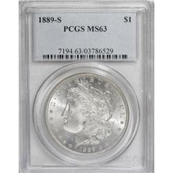 1889-S $1 MS63 PCGS