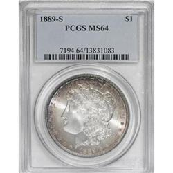 1889-S $1 MS64 PCGS