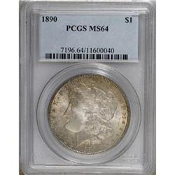 1890 $1 MS64 PCGS