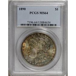 1890 $1 MS64 PCGS