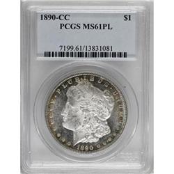 1890-CC $1 Prooflike MS61 PCGS