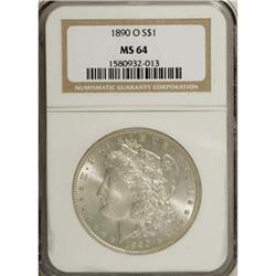 1890-O $1 MS64 NGC
