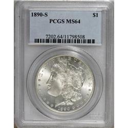 1890-S $1 MS64 PCGS