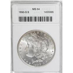 1890-S $1 MS64 ANACS