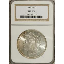 1890-S $1 MS65 NGC