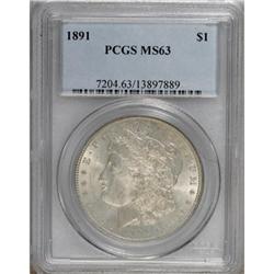 1891 $1 MS63 PCGS