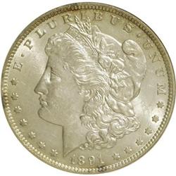 1891-CC $1 AU58 ANACS