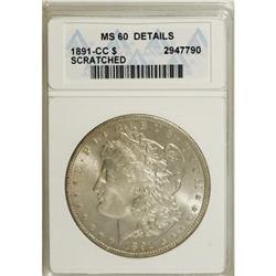 1891-CC $1 MS60 ANACS