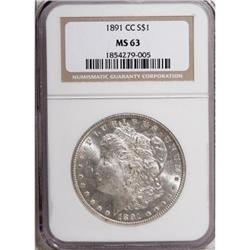 1891-CC $1 MS63 NGC