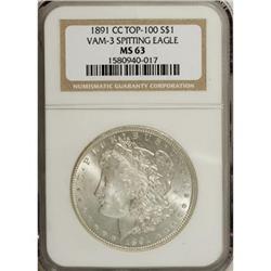 1891-CC $1 MS63 NGC