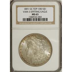 1891-CC $1 MS63 NGC