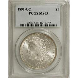 1891-CC $1 MS63 PCGS
