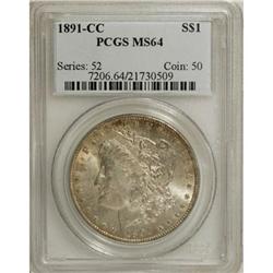 1891-CC $1 MS64 PCGS