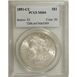 1891-CC $1 MS64 PCGS