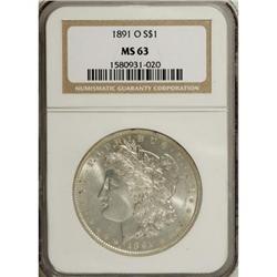 1891-O $1 MS63 NGC