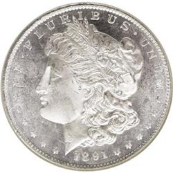 1891-S $1 Prooflike MS64 NGC