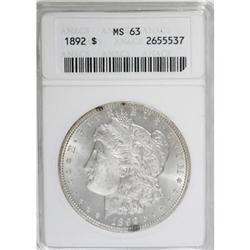 1892 $1 MS63 ANACS