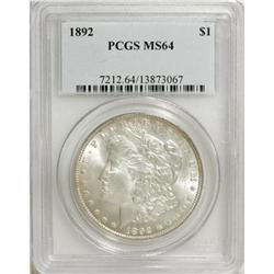 1892 $1 MS64 PCGS