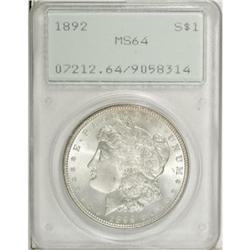 1892 $1 MS64 PCGS
