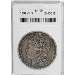 1892-S $1 XF40 ANACS