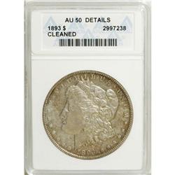 1893 $1 AU50 ANACS
