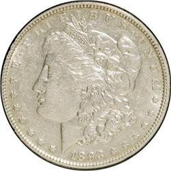 1893 $1 AU53 ICG