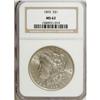 Image 1 : 1893 $1 MS62 NGC