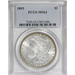 1893 $1 MS63 PCGS