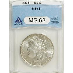 1893 $1 MS63 ANACS