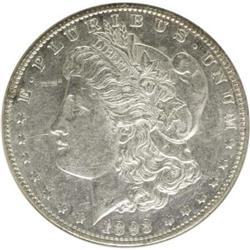 1893 $1 Prooflike AU55 ANACS