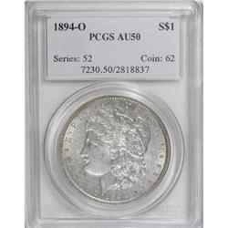 8959: 1894-O $1 AU50 PCGS
