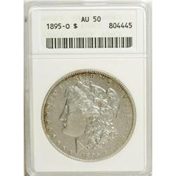 8985: 1895-O $1 AU50 ANACS