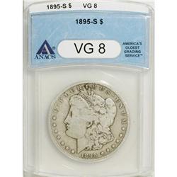8987: 1895-S $1 VG8 ANACS