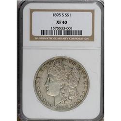 8990: 1895-S $1 XF40 NGC