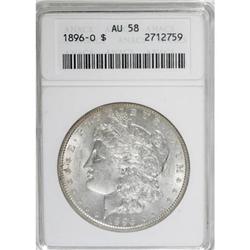 8996: 1896-O $1 AU58 ANACS