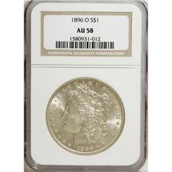 8997: 1896-O $1 AU58 NGC
