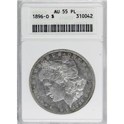 8999: 1896-O $1 Prooflike AU55 ANACS