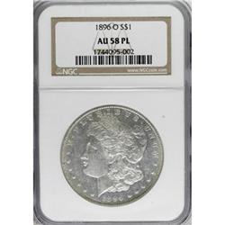 9001: 1896-O $1 Prooflike AU58 NGC