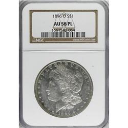 9002: 1896-O $1 Prooflike AU58 NGC